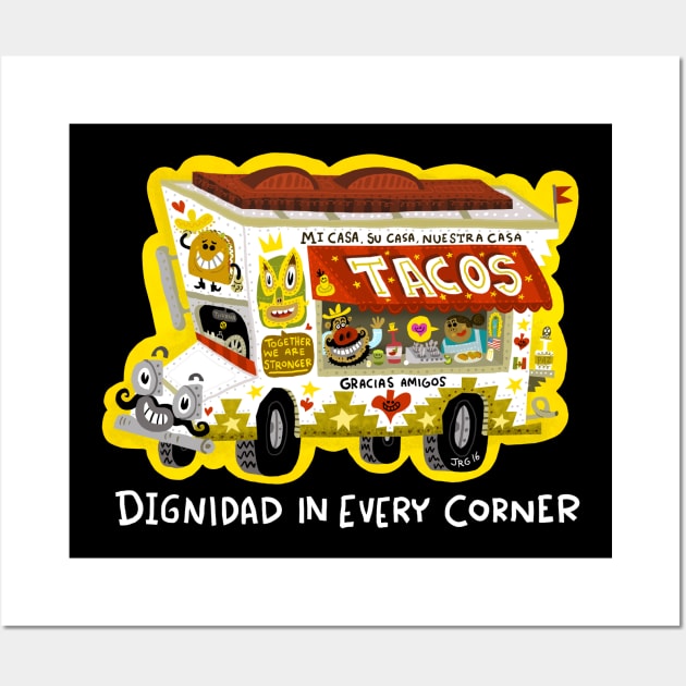 TACO TRUCK Wall Art by MEXOPOLIS